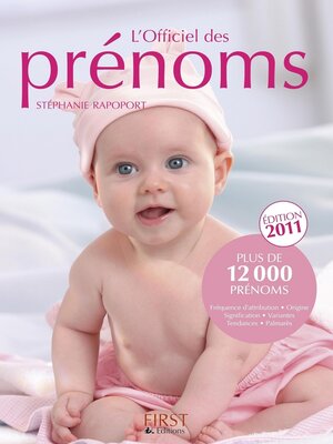 cover image of L'Officiel des prénoms 2011